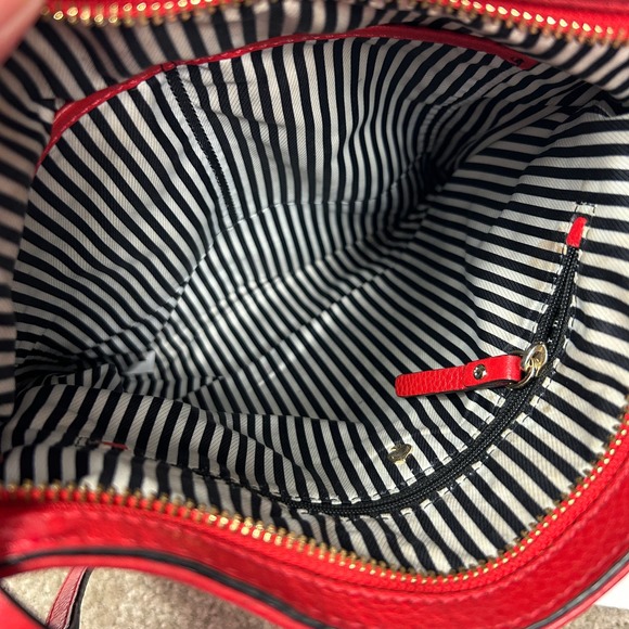 Kate Spade Red Leather Crossbody Bag - Picture 5 of 12